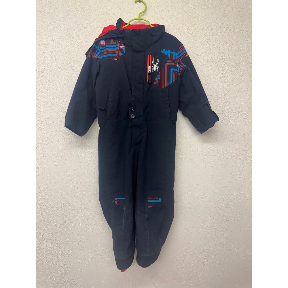 Spyder Kids Snowsuit One Piece Ski Suit Adjustable Small to Tall size 5